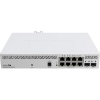 Коммутатор MikroTik Cloud Smart Switch CSS610-8P-2S+IN, управляемый, кол-во портов: 8x1 Гбит/с, кол-во SFP/uplink: SFP+ 2x10 Гбит/с, установка в стойк